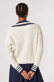 Apricot White Multifleck Cricket Jumper - Image 2 of 4