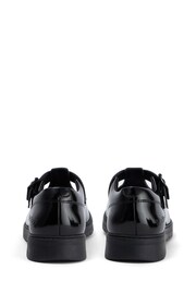 Kickers Youth Girls Finley T-Bar Patent Leather Black Shoes - Image 5 of 6