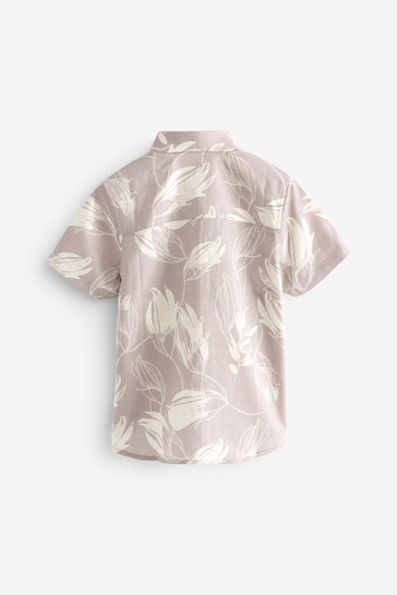 Pink Floral Print Shirt (3-16yrs)