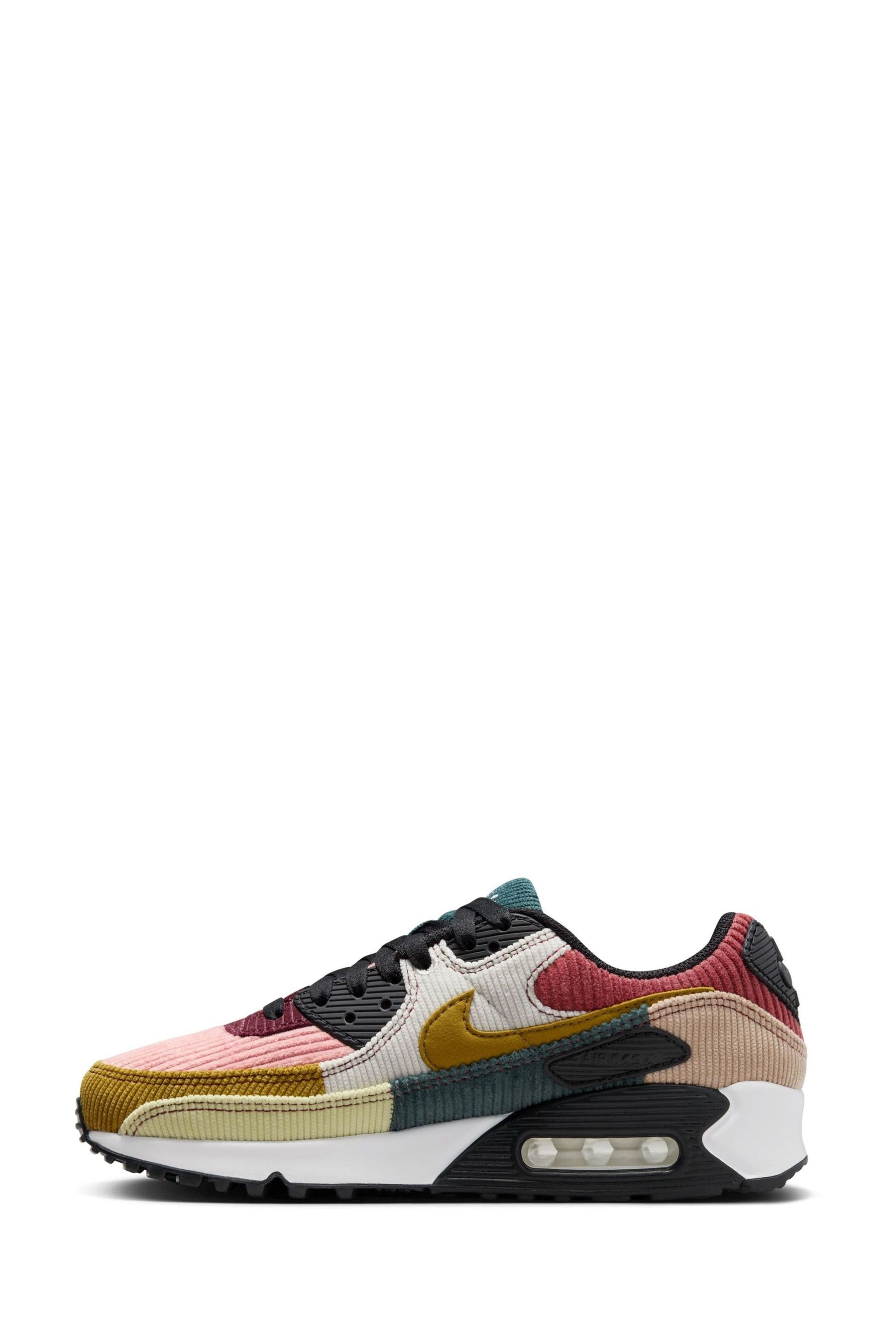 Air max 90 premium top women's shoe flower art series