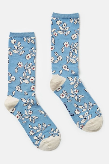 Joules Floral Excellent Everyday Single Ankle Socks