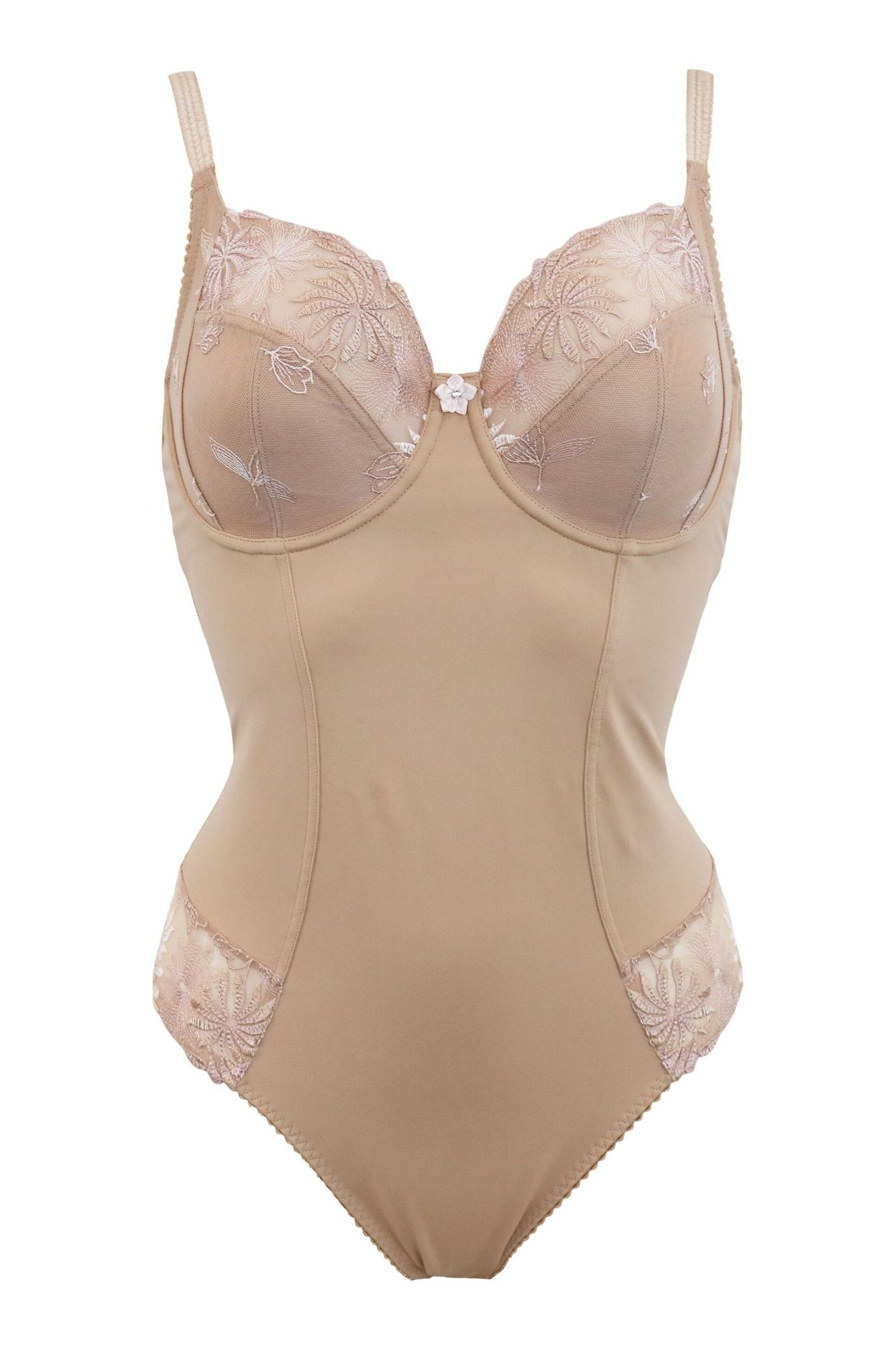 Pour Moi Brown St Tropez Underwired Bodyshaper - Image 3 of 4