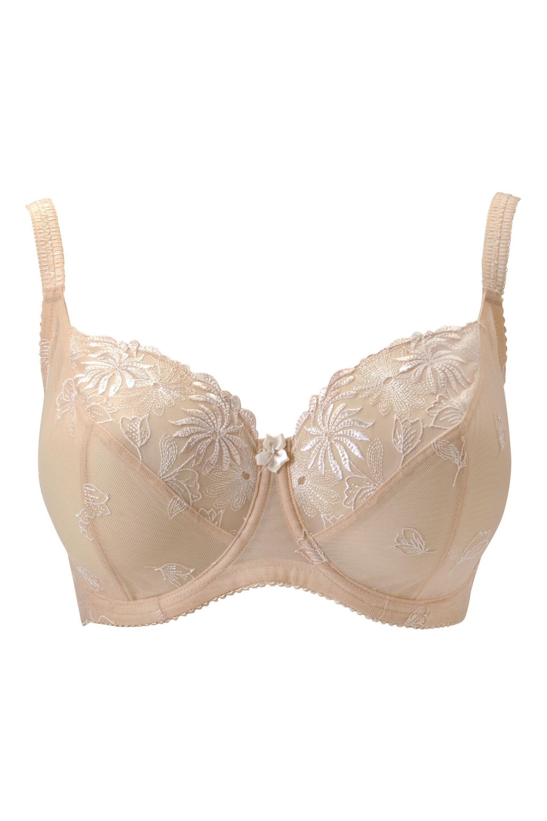 Pour Moi Brown Non Padded Underwired St Tropez Full Cup Bra - Image 3 of 4