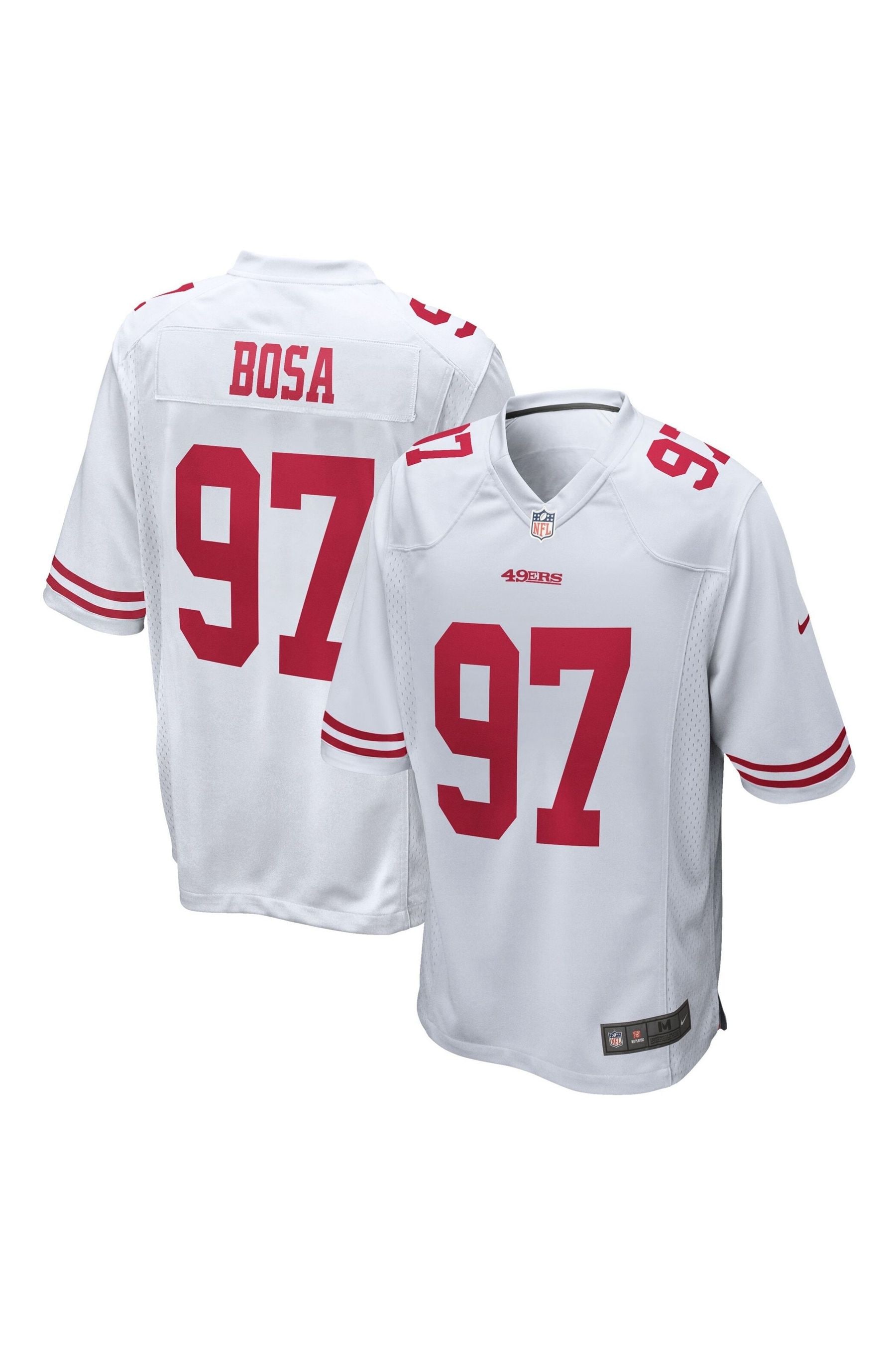 Nick bosa jersey discount nike