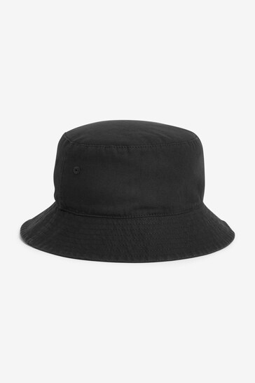 Black Bucket Kids Hat (3mths-16yrs)
