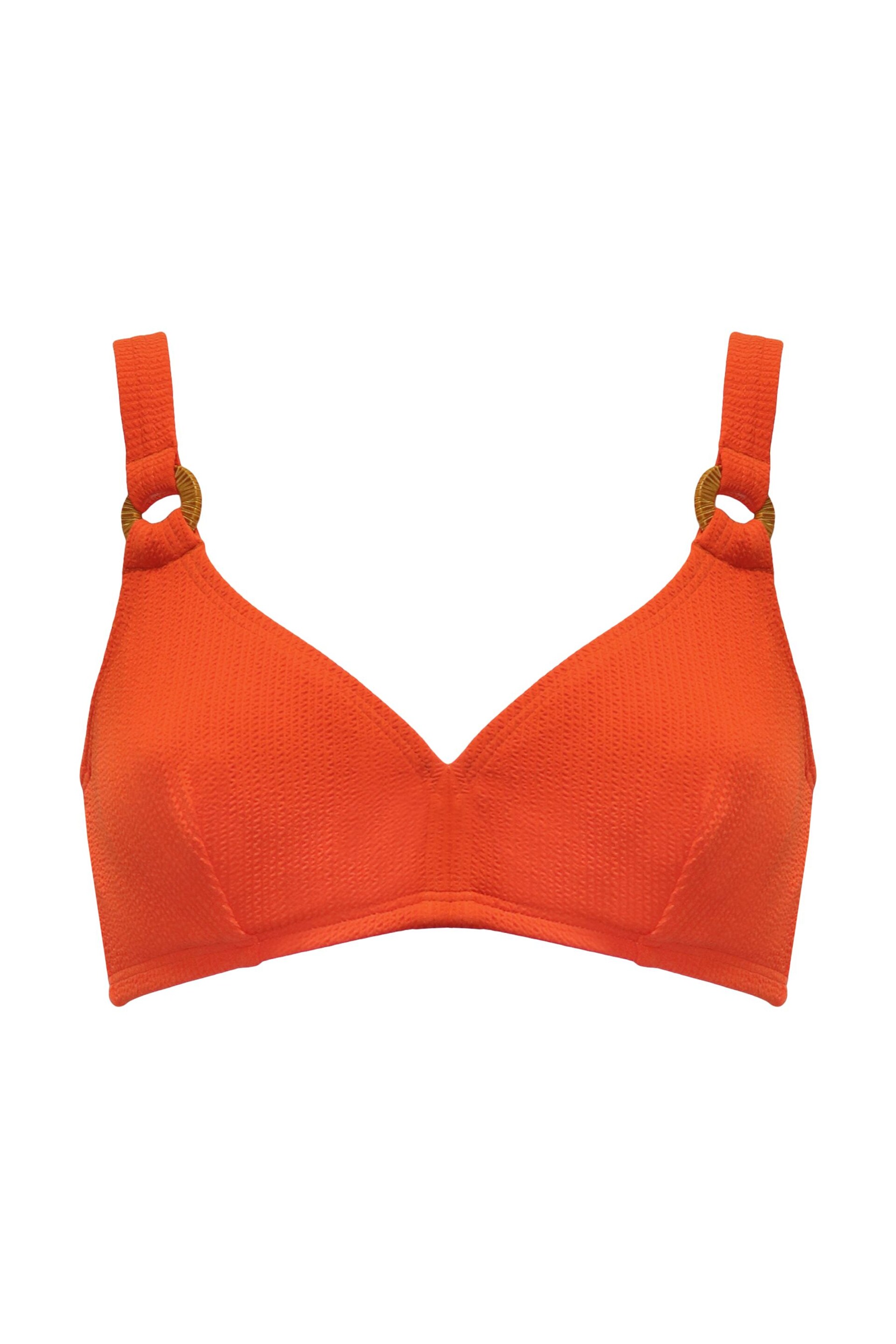 Pour Moi Orange Cali Recycled Hidden Underwired Top - Image 4 of 5