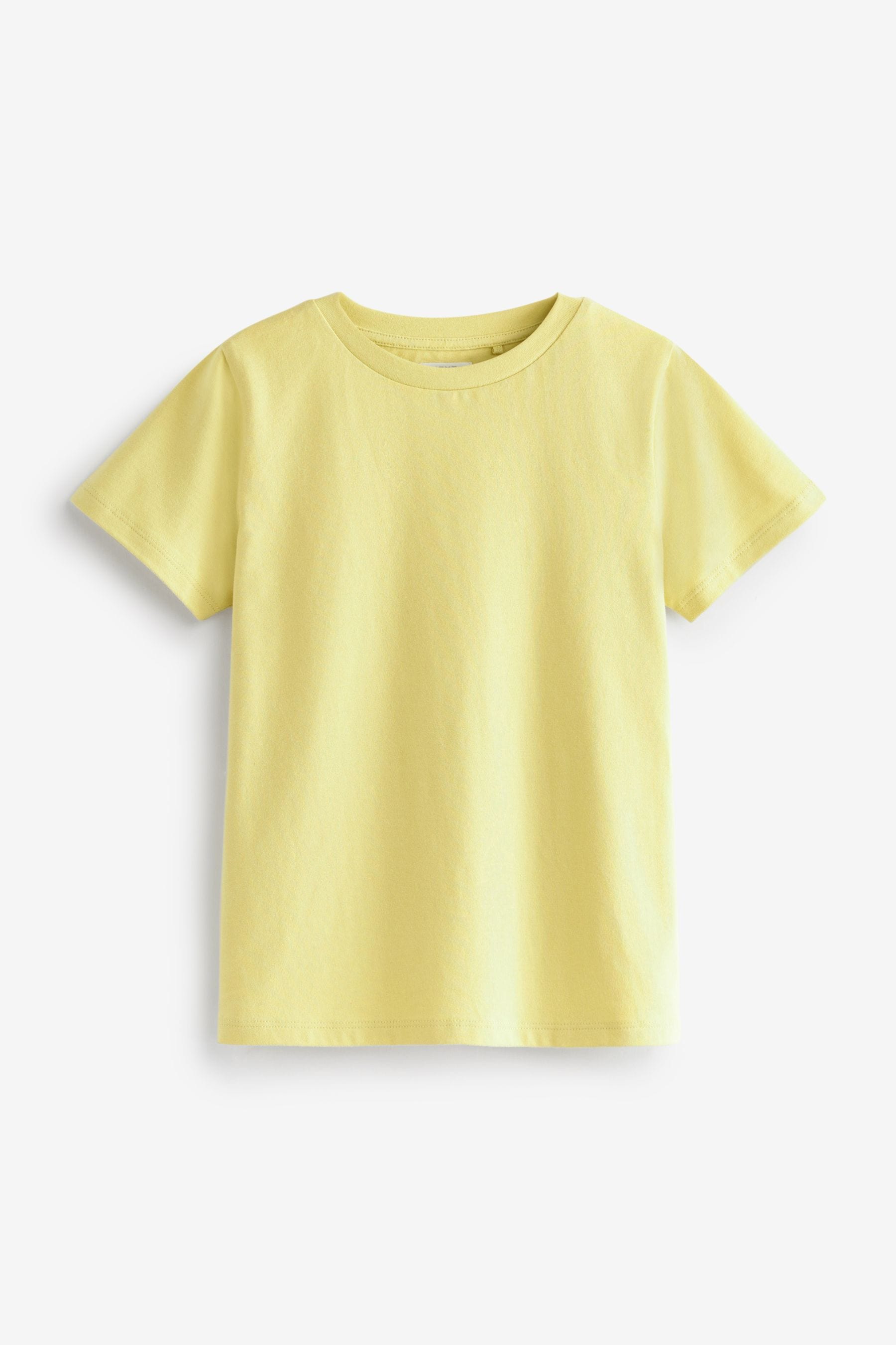 Buy Multi Pastel Plain 100 Cotton T Shirts 7 Pack 3 16yrs from the Next UK online shop