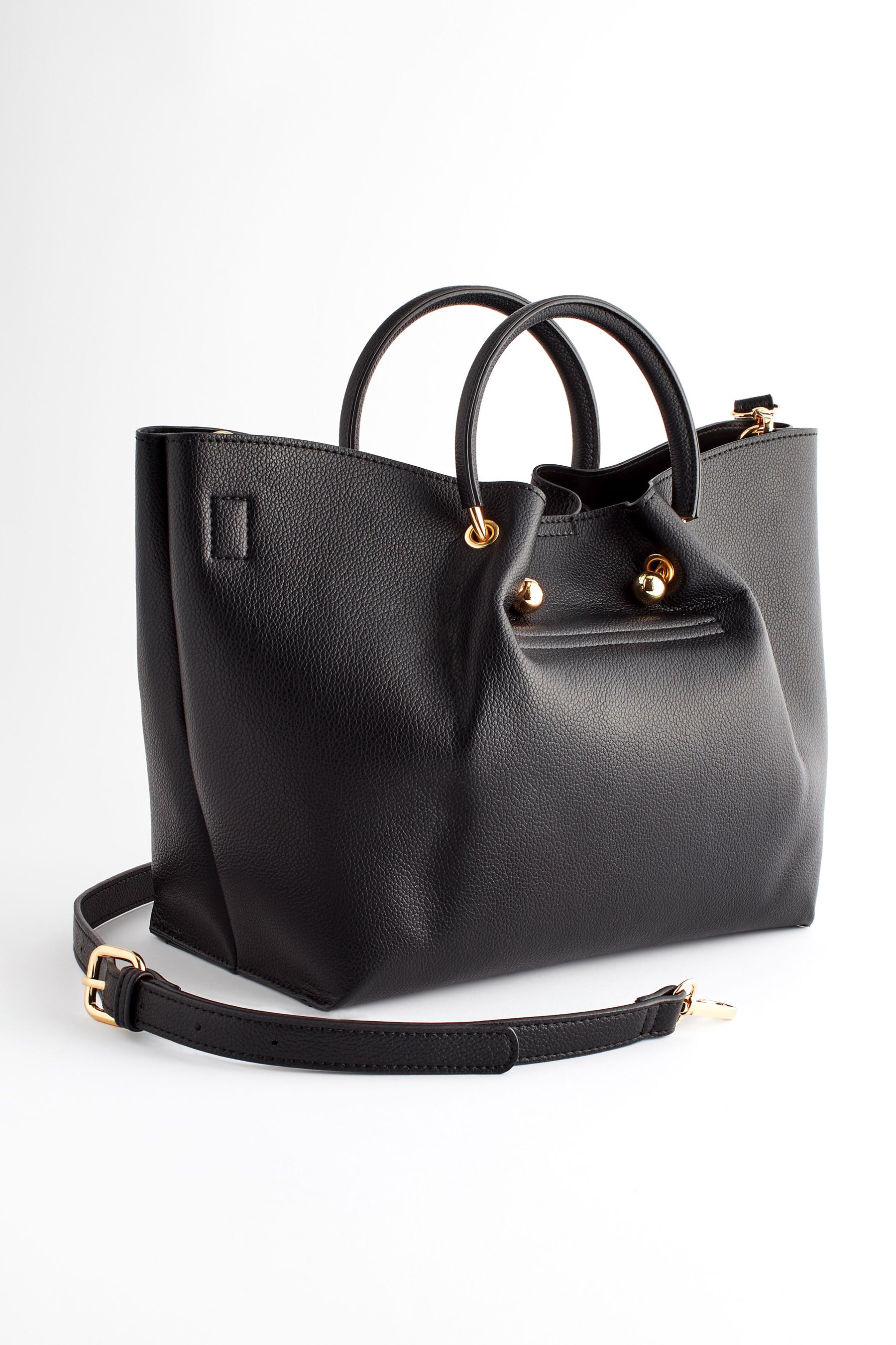 Buy Black Circle Handheld Bag from Next Luxembourg