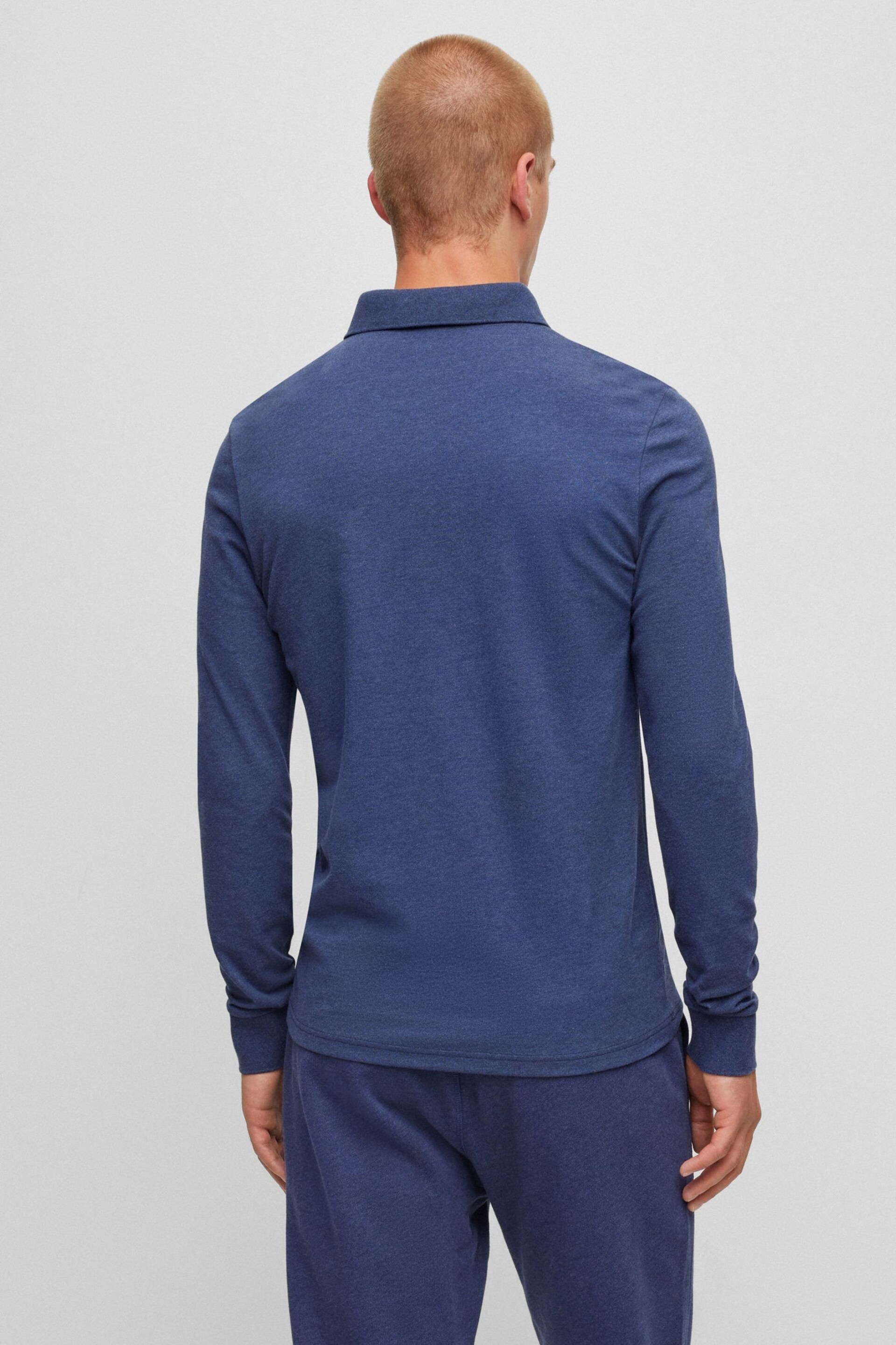 BOSS Dark Navy Blue Passerby Polo Shirt - Image 2 of 5