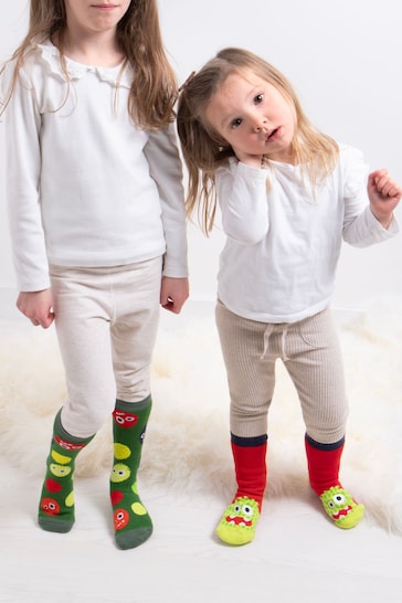 Totes Green Toasties Childrens Original 2 Pack Socks