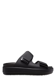 Crocs Brooklyn Luxe Black Sandals - Image 1 of 4