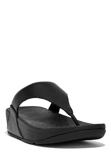 FitFlop Lulu Leather Black Theory Sandals