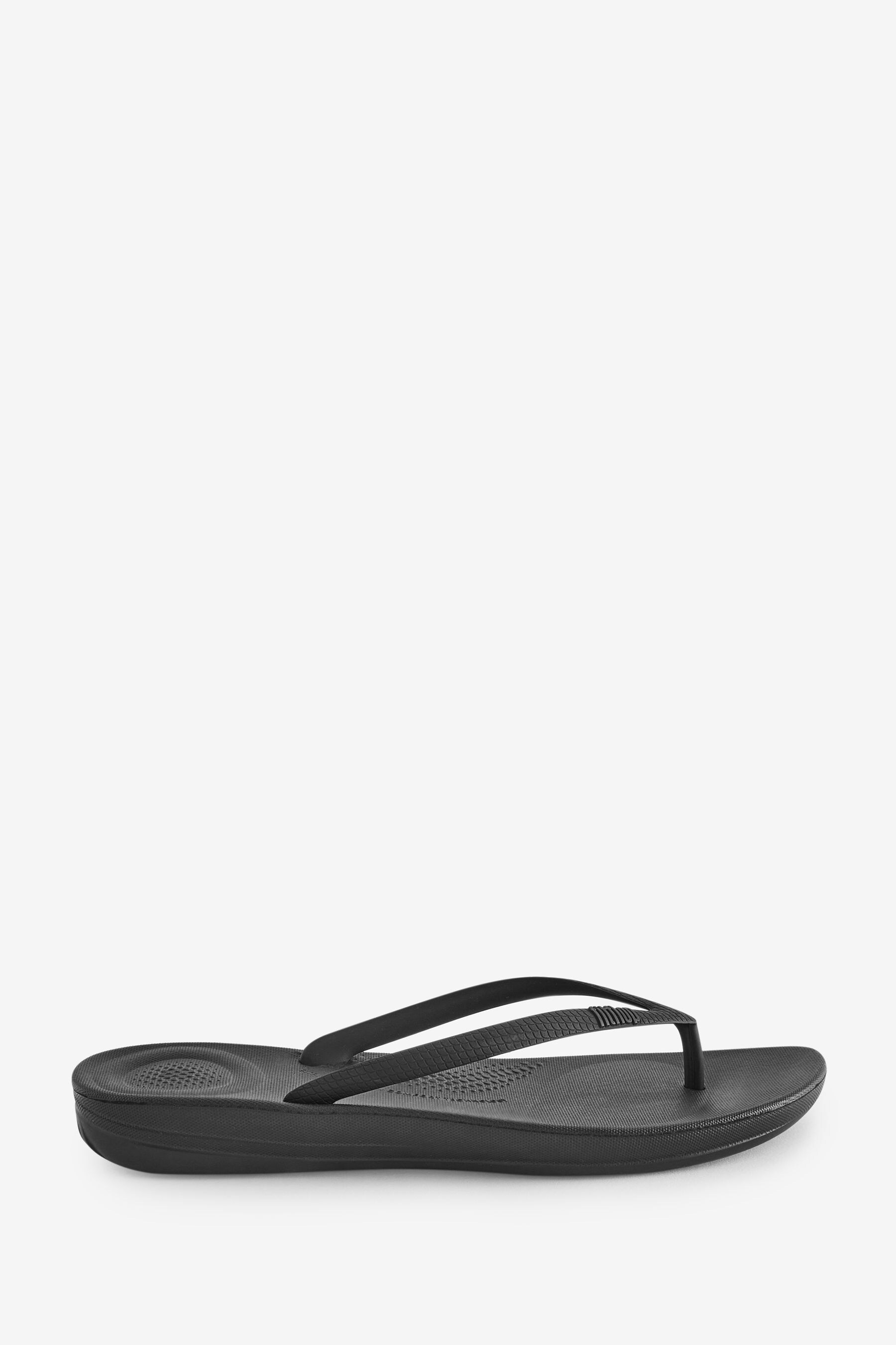 Next black flip flops best sale
