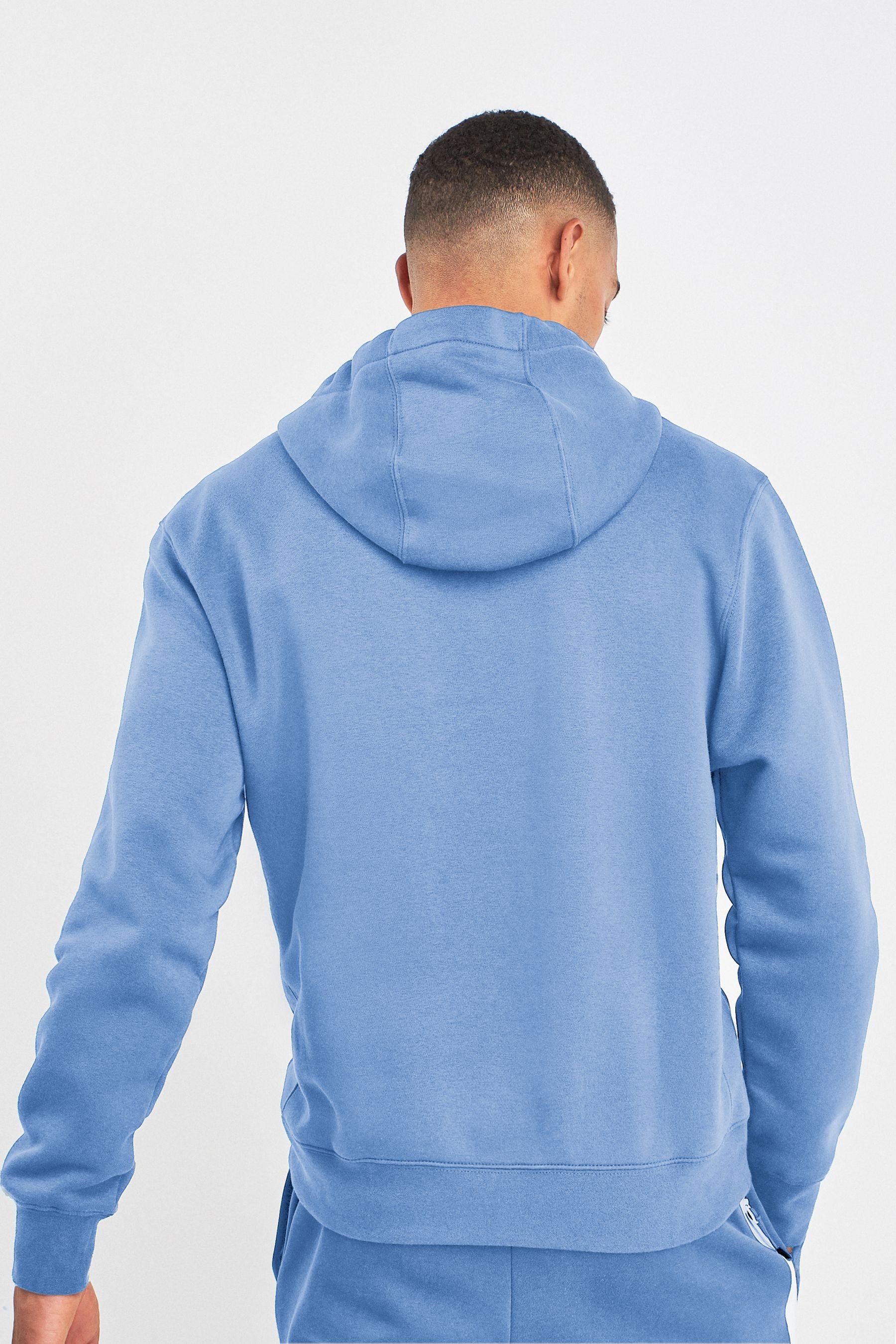 Light blue shop pullover hoodie