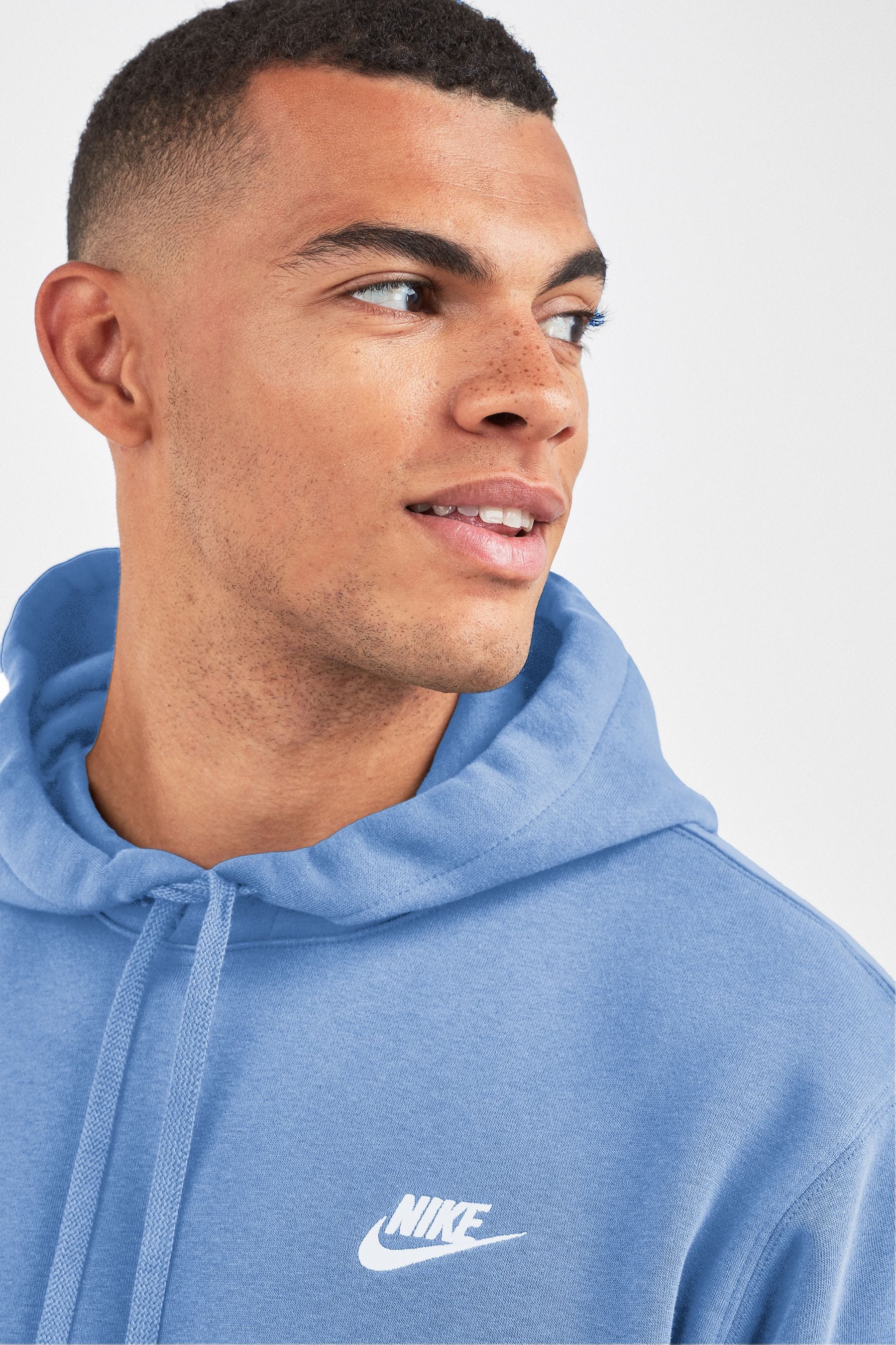 Light blue nike jumper sale