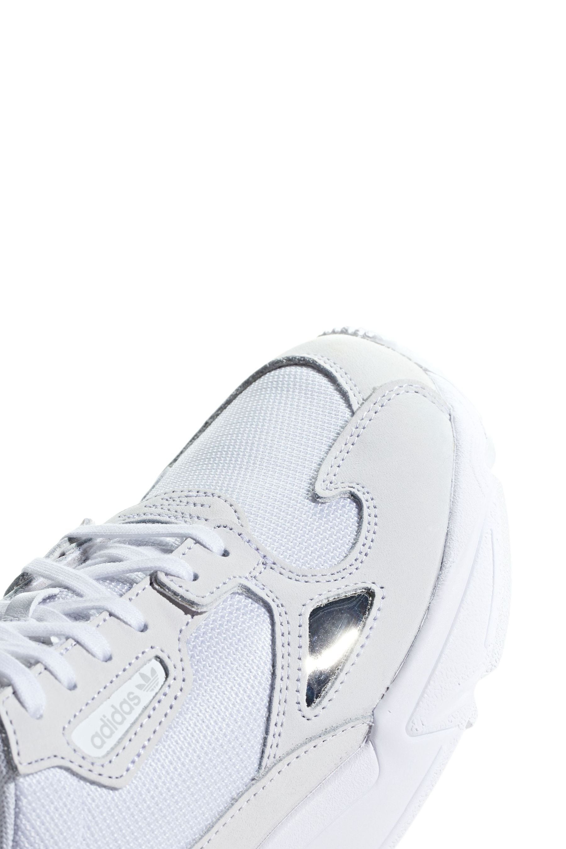 Addidas white falcon discount