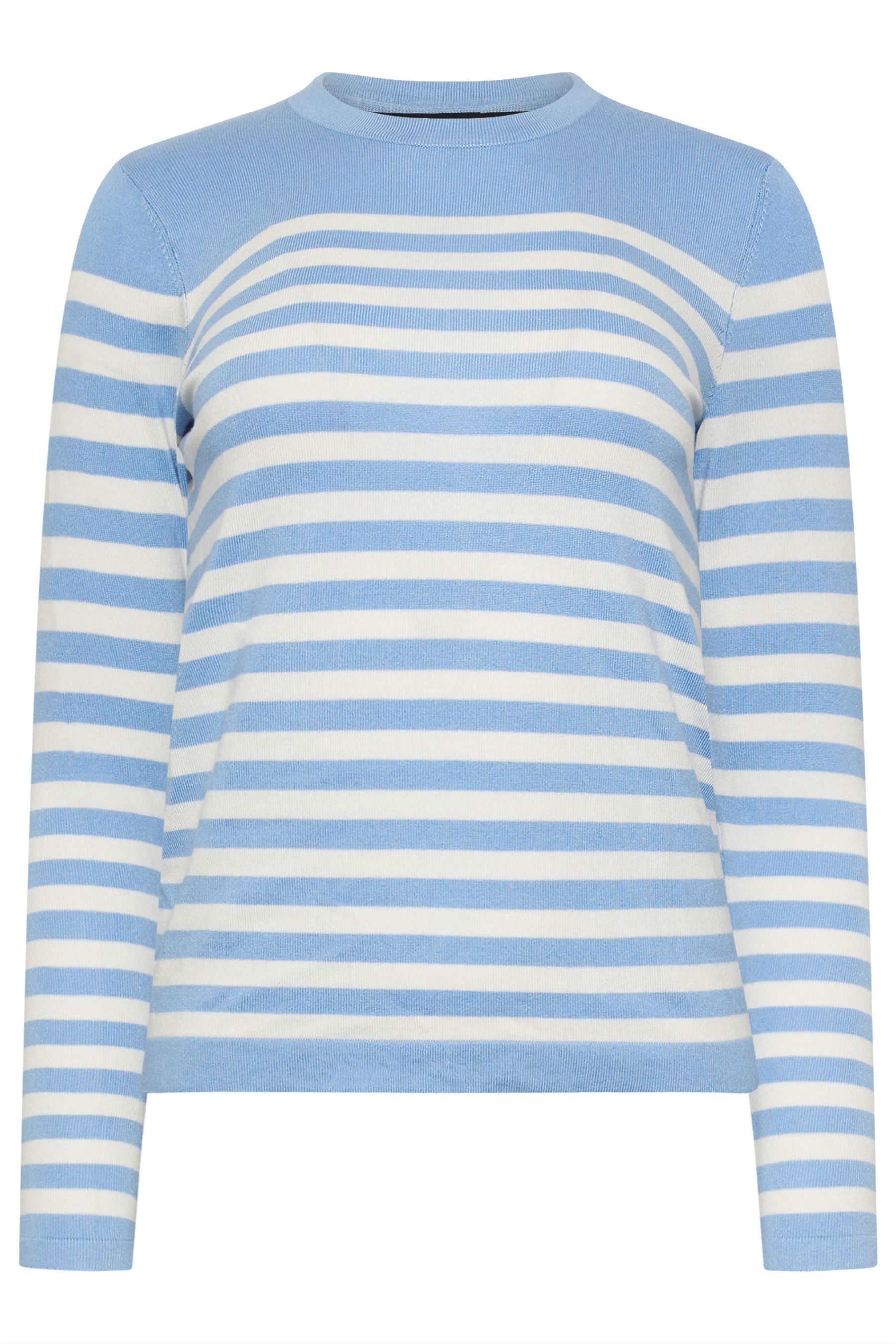 Buy M Co Blue Petite Petite Long Sleeve Stripe Jumper from Next Canada