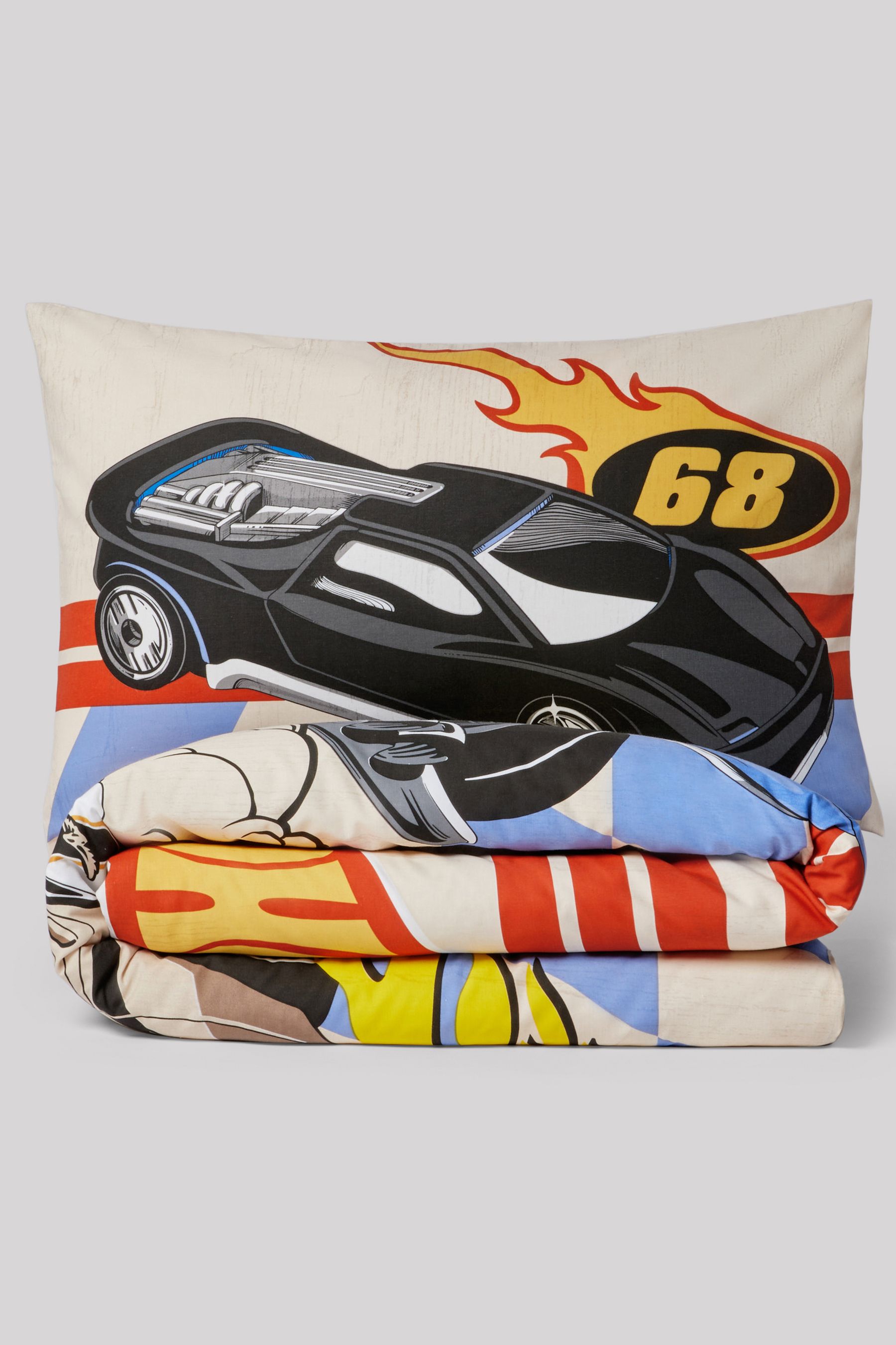 Hot wheels pillowcase top