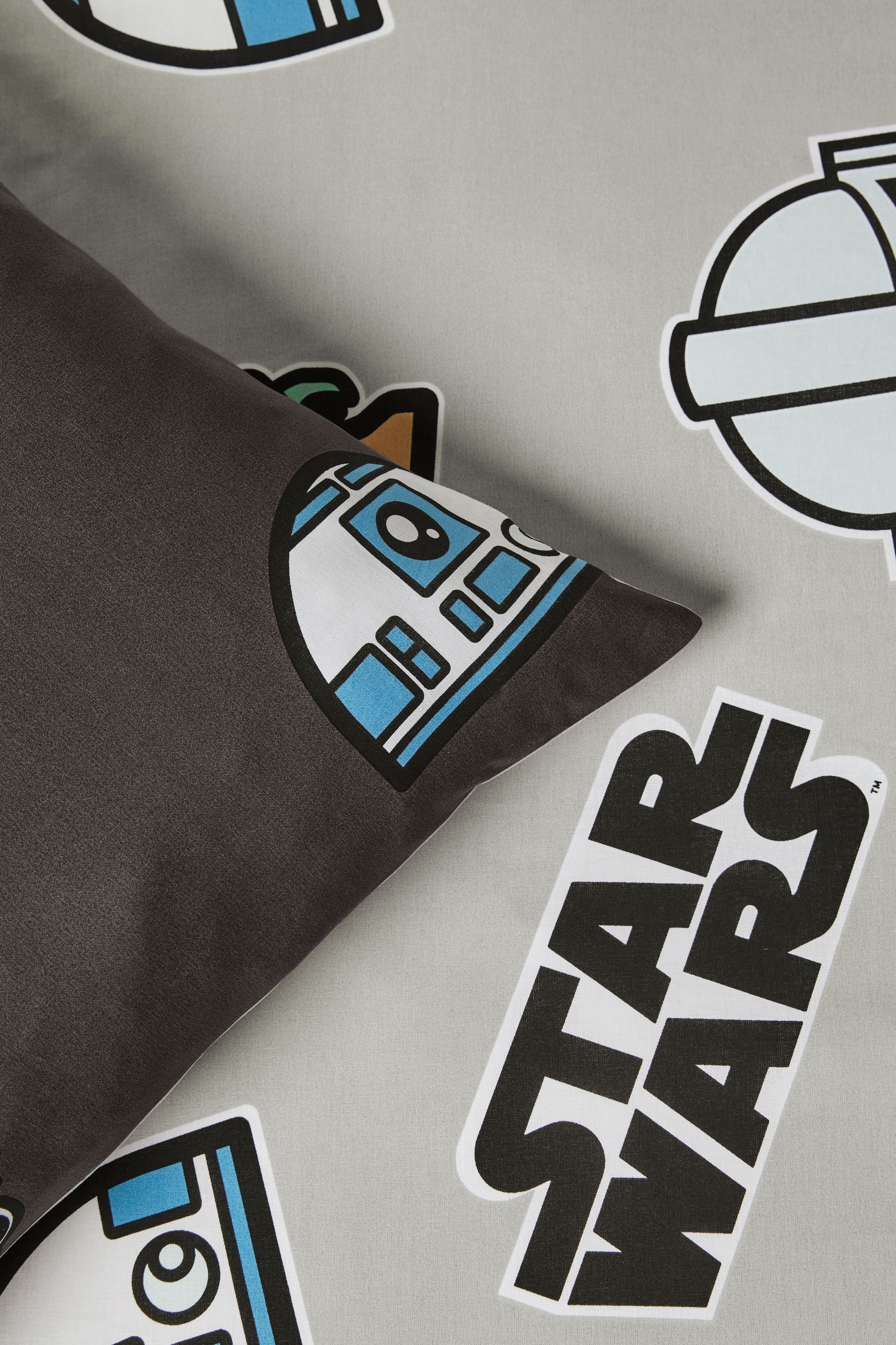 Buy Grey Glow in the Dark Star Wars Grogu 100 Cotton Single Duvet Cover and Pillowcase Set from the Next UK online shop