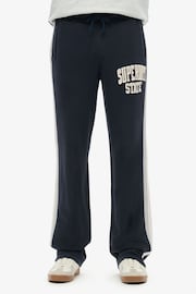 Superdry Eclipse Navy 100% Cotton Vintage Athletic Joggers - Image 3 of 6