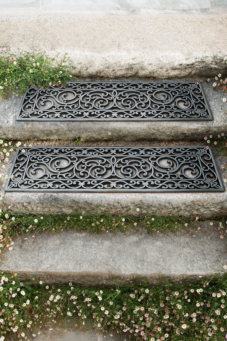 Silver Set Of 2 Non Slip Step Mats - Image 1 of 4