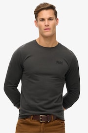 Superdry 100% Cotton Essential Logo Long Sleeve Top - Image 1 of 4