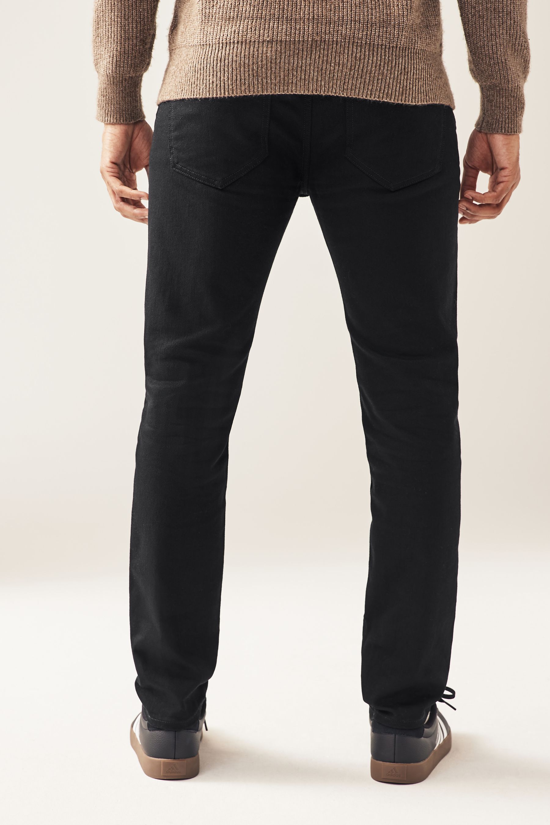 Buy Black Stay Single Skinny Fit Classic Stretch Jeans from the