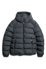 Superdry Ebony Hooded Sports Puffer Coat Jacket - Image 3 of 4