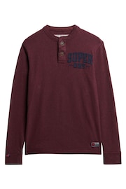 Superdry Burg Grandad Vintage Athletic Long Sleeve T-Shirt - Image 3 of 5