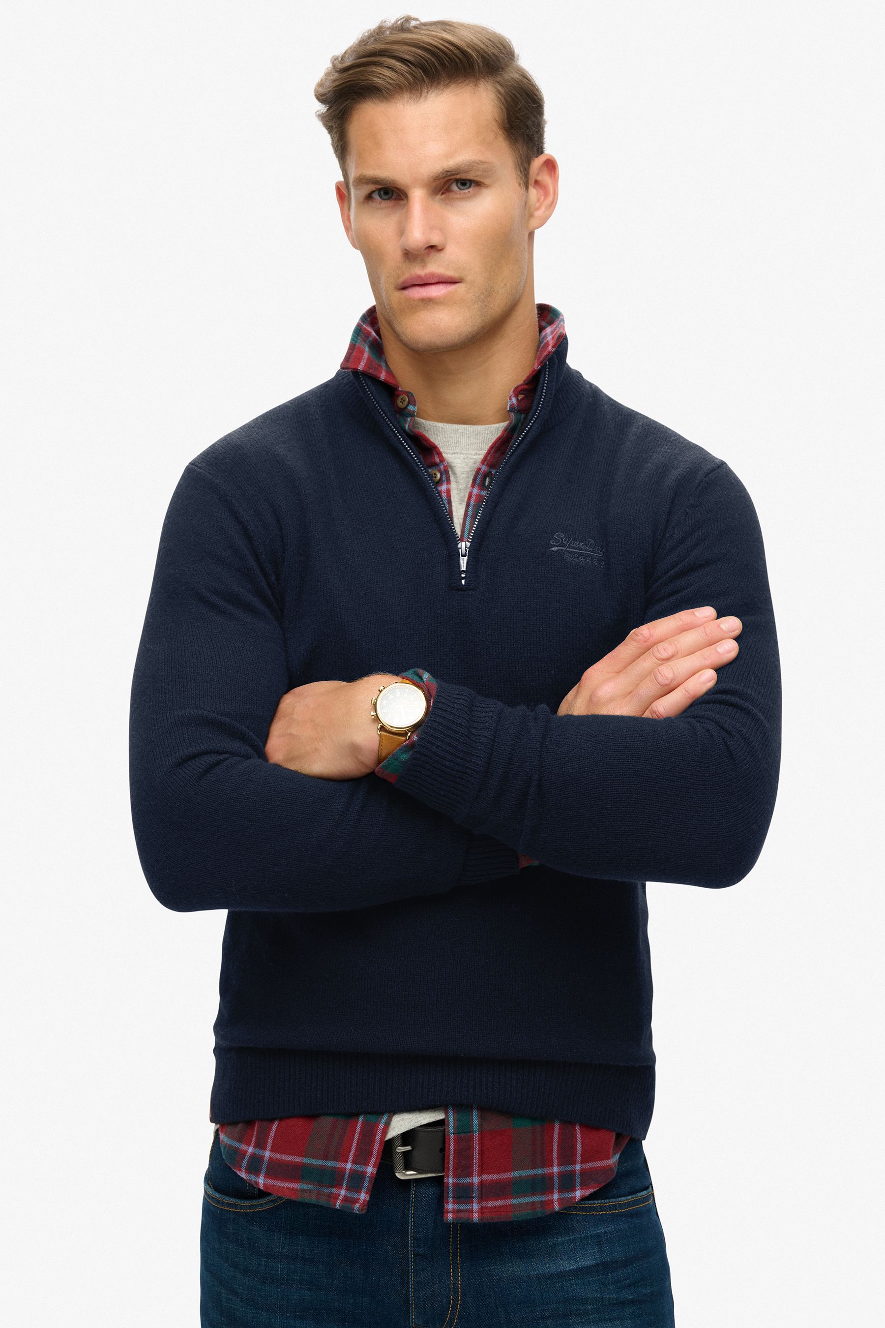 Superdry navy jumper hotsell