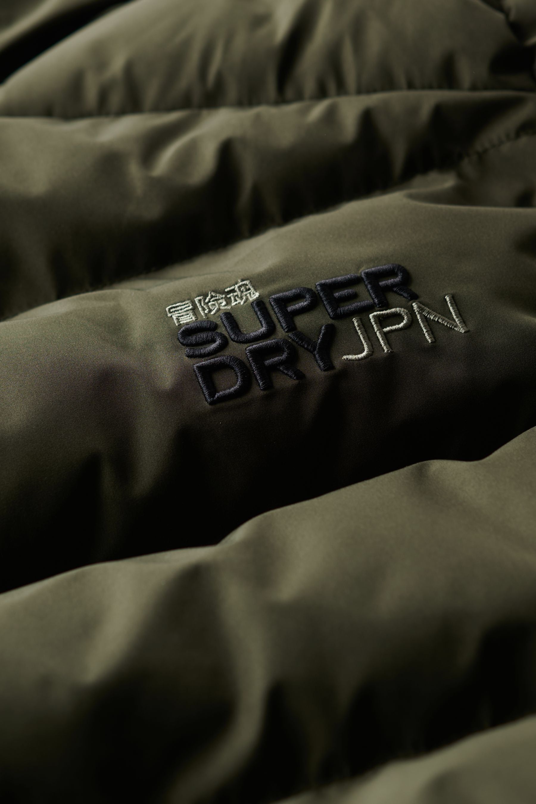 Superdry metallic padded jacket outlet