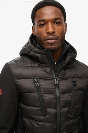 Superdry Black Hooded Storm Softshell Jacket - Image 3 of 6