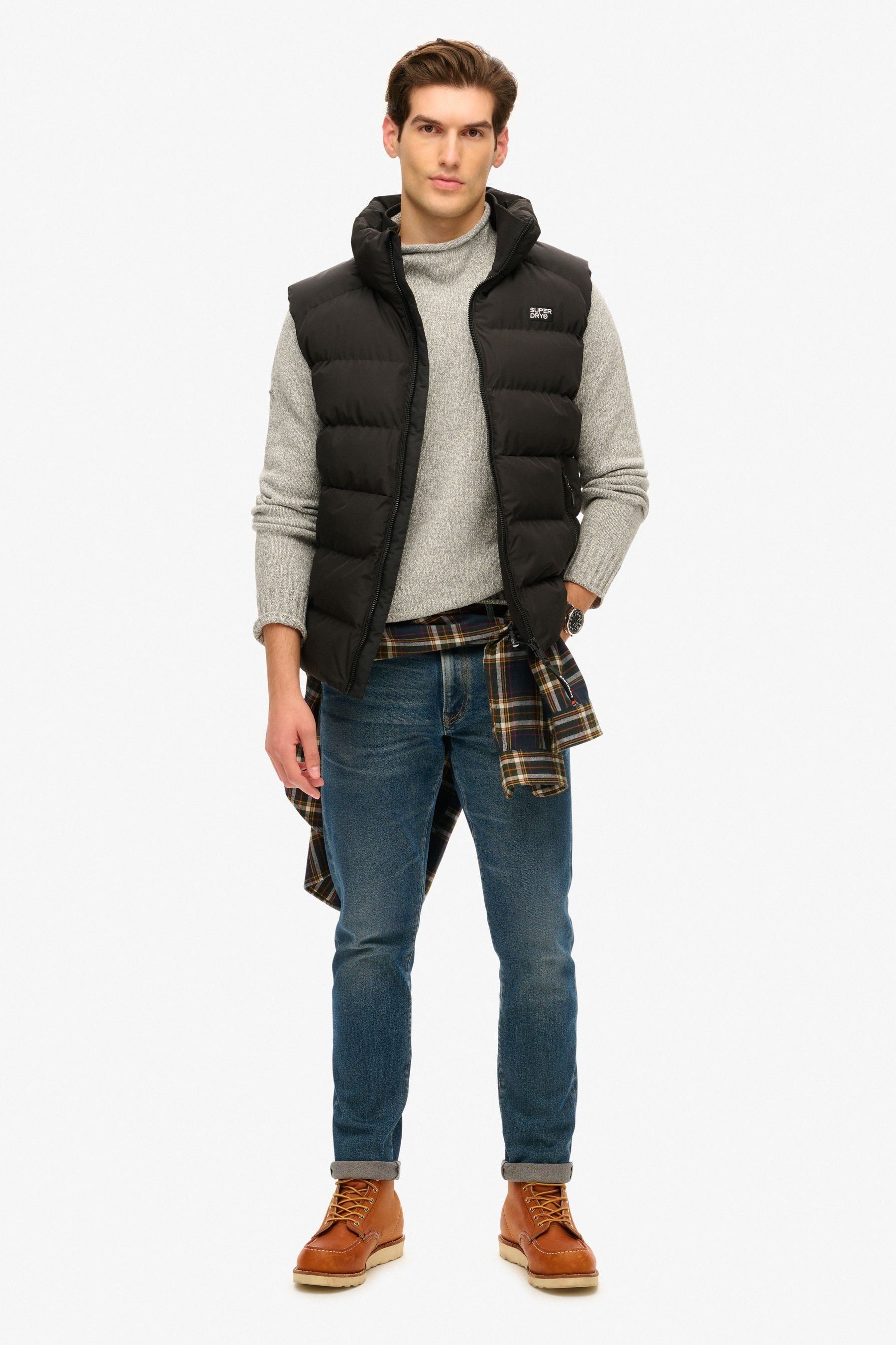 Superdry Sports Vest Black L Man M5011897A 02A L