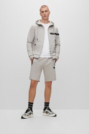 BOSS Grey Headlo Shorts - Image 3 of 6