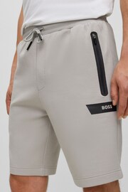 BOSS Grey Headlo Shorts - Image 4 of 6