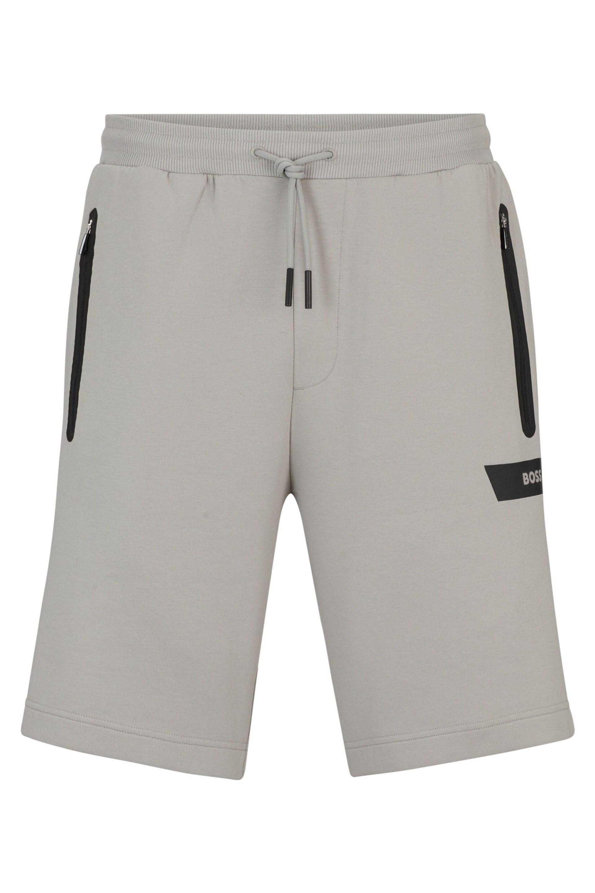 BOSS Grey Headlo Shorts - Image 5 of 6