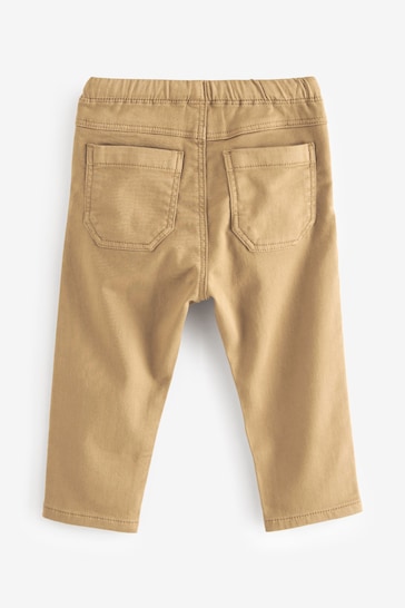 Tan Brown Super Soft Pull On Jeans With Stretch (3mths-7yrs)