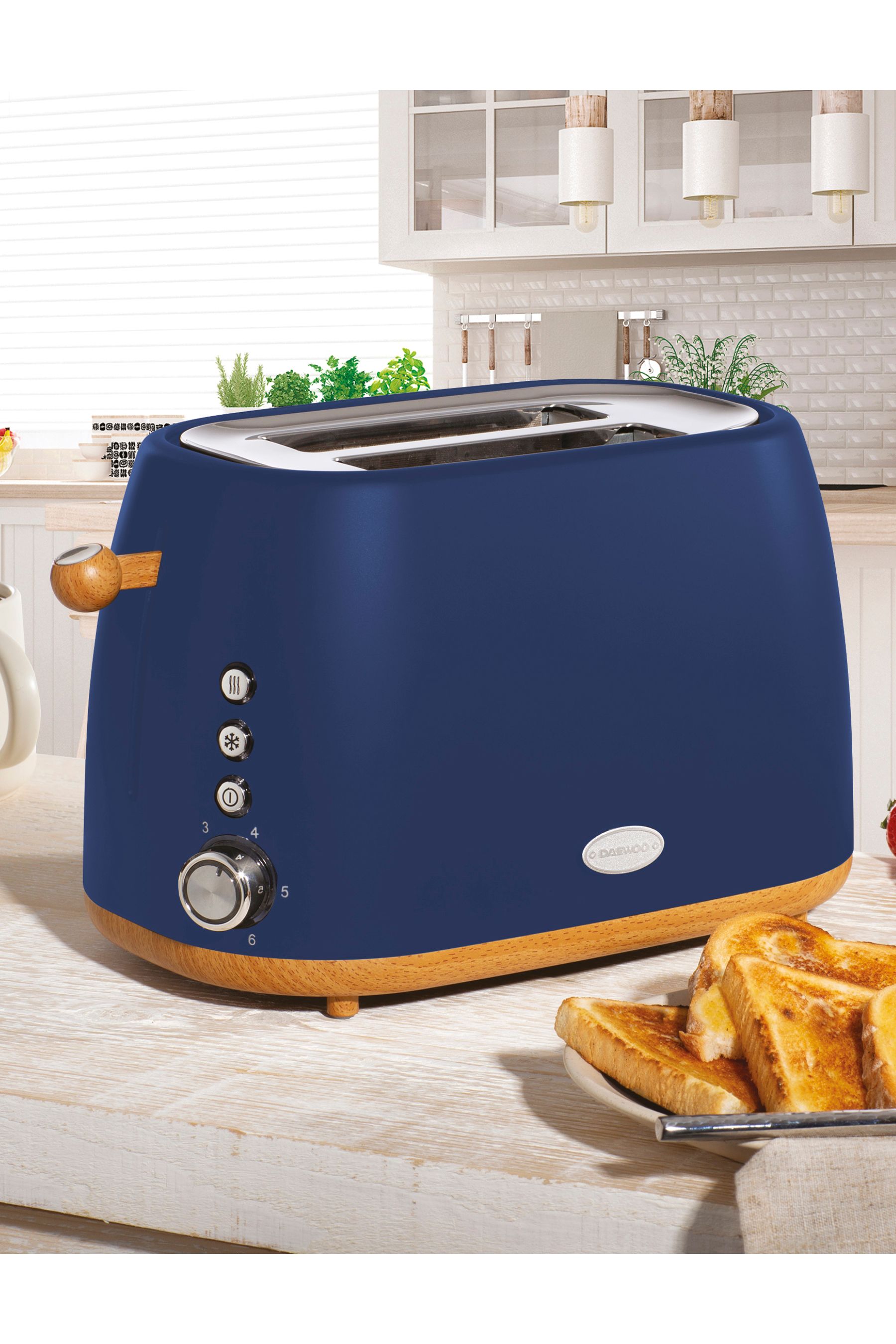 Daewoo black skandia sale 4 slice toaster