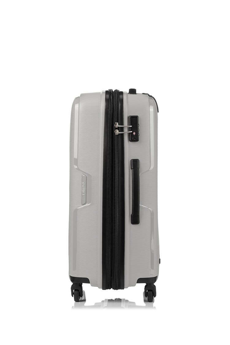 Tripp Dove Grey Medium Escape 4 Wheel Expandable 67cm Suitcase - Image 3 of 5