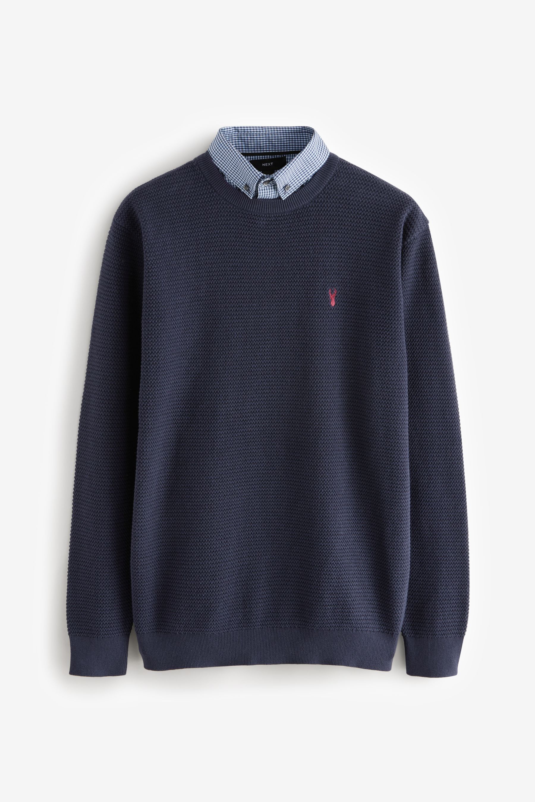 Next navy jumpers top