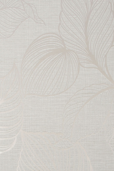 Art For The Home Pearl White Boutique Royal Palm Wallpaper
