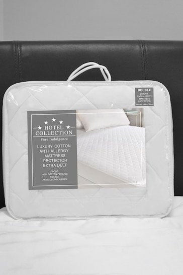 BHS Luxury Cotton Anti-Allergy Mattress Protector