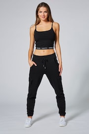 Pineapple Black Womens Cargo Joggers - Image 2 of 5