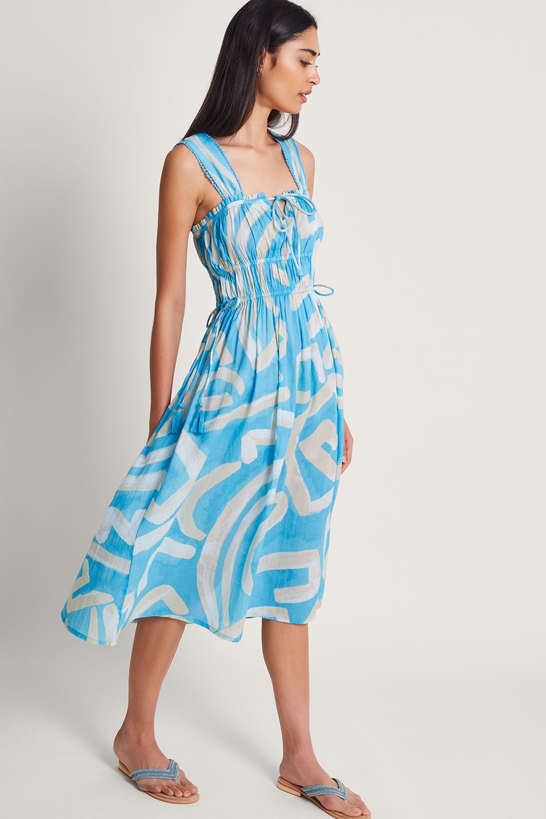 Monsoon Blue Demi Print Sundress