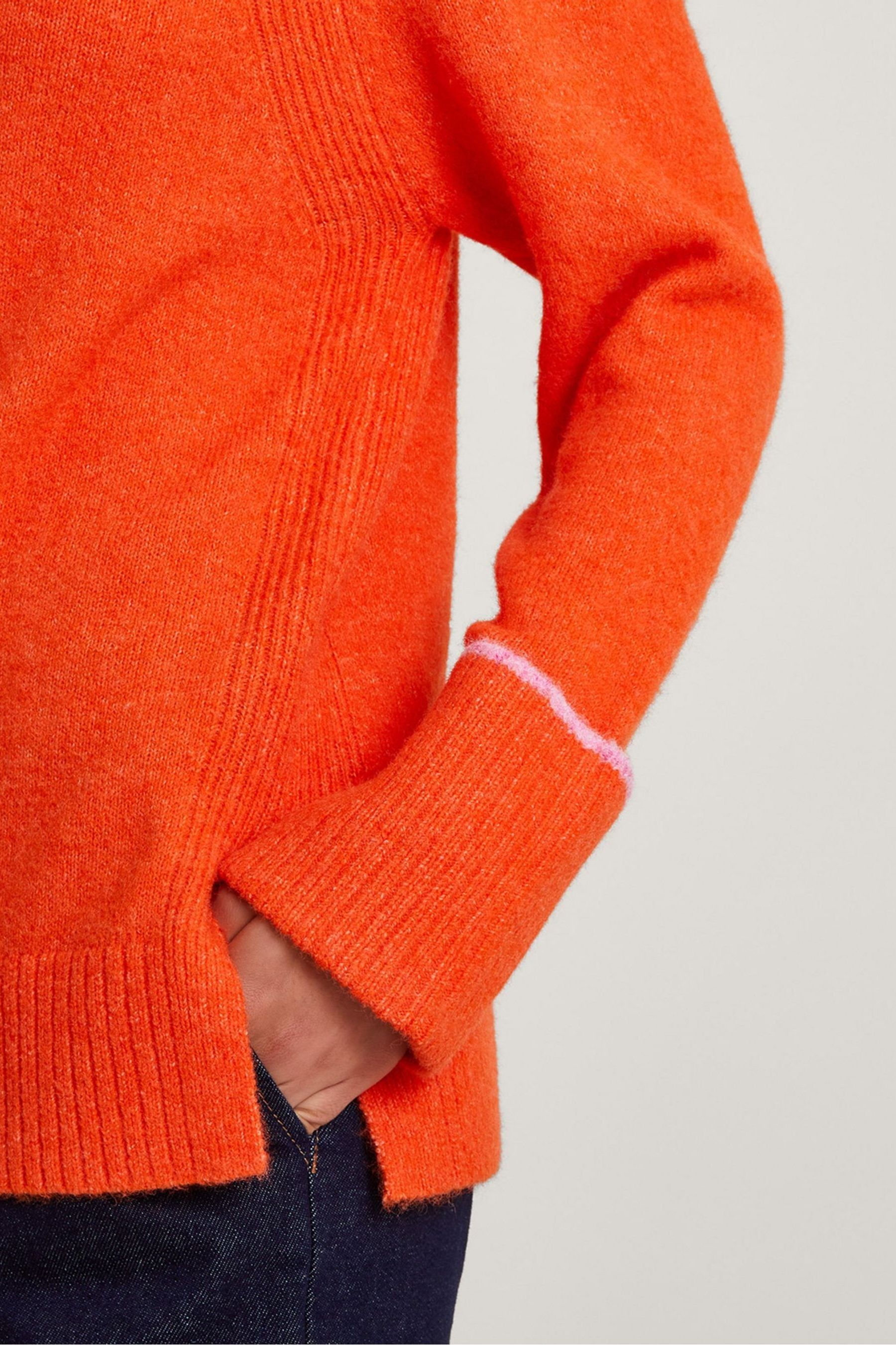 Buy Monsoon Orange Oversized Jumper from Next Luxembourg