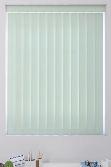Blue Canvas Made To Measure Vertical Blind
