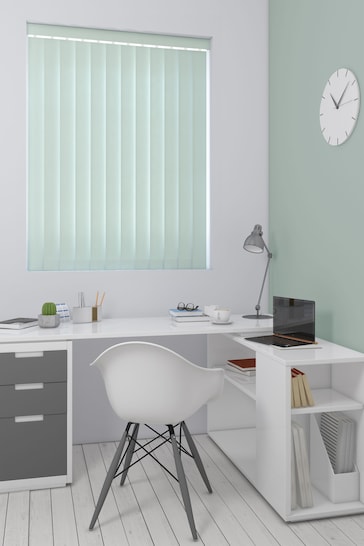 Blue Canvas Made To Measure Vertical Blind