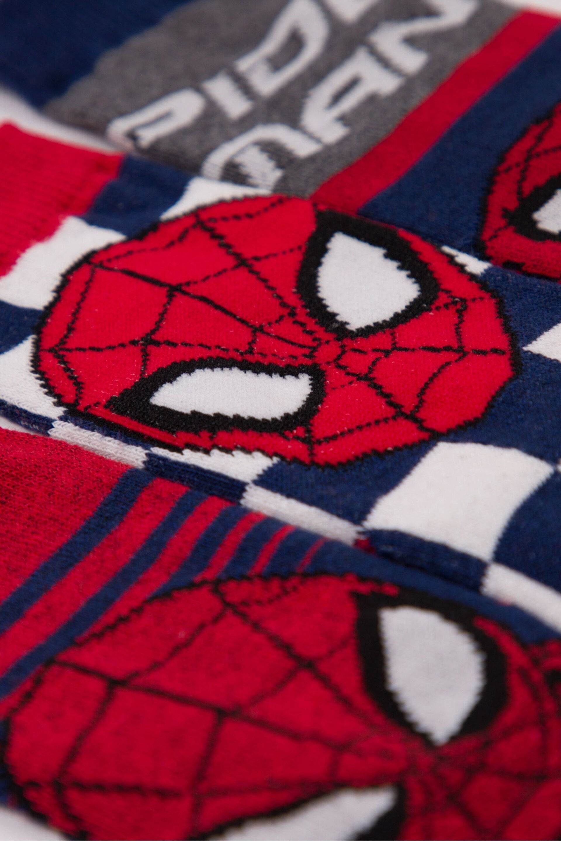 Vanilla Underground Red Spider-Man Boys Character Socks 6 Pack - Image 3 of 5