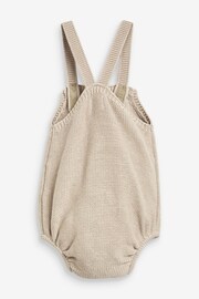 The Little Tailor Stylish Baby Knitted 100% Cotton Romper - Image 7 of 8