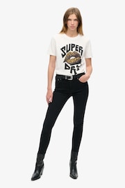 Superdry Off White Lo-Fi Punk Poster Relaxed T-Shirt - Image 3 of 7